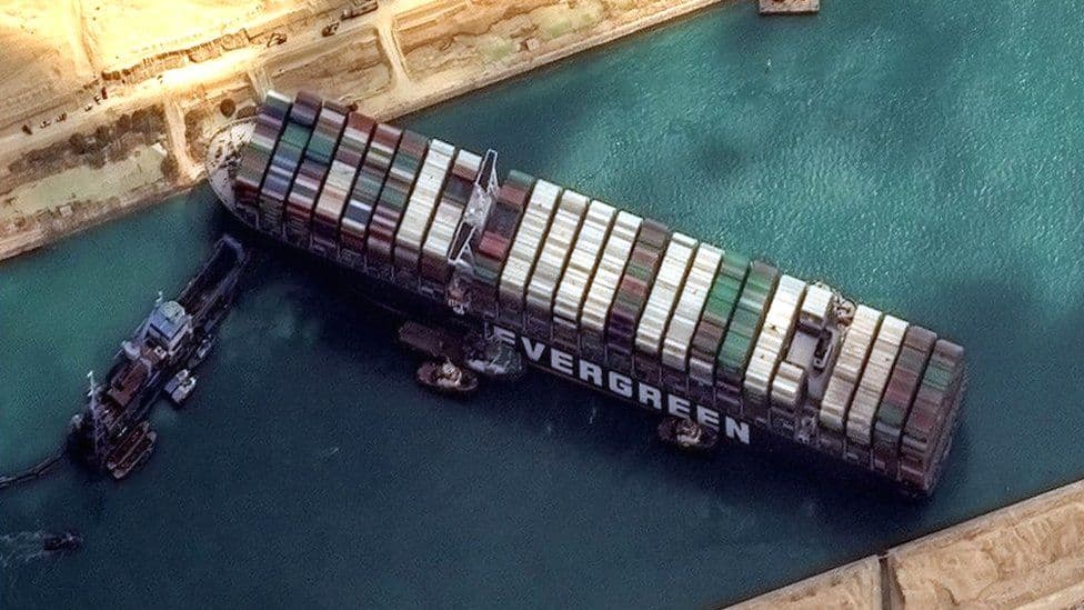 Ever Green - Suez Canal Blockage: 5 simple steps to crisis management in Ecommerce.