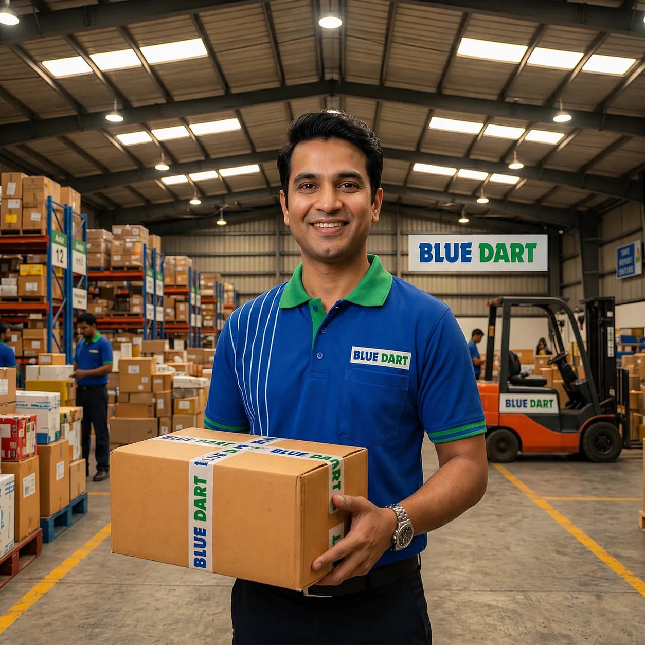 Blue Dart shipments booked through Vamaship